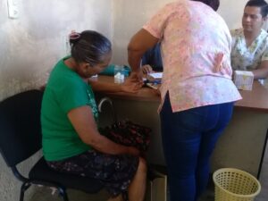 Marquelia Durante la prueba