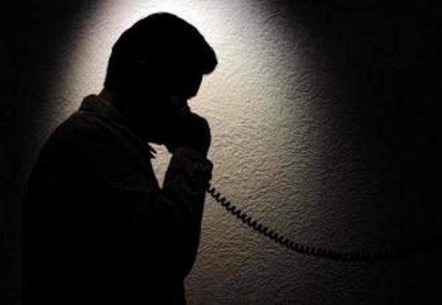 ROJA LLAMADA DE EXTORSIÓN (FOTO DE ARCHIVO)