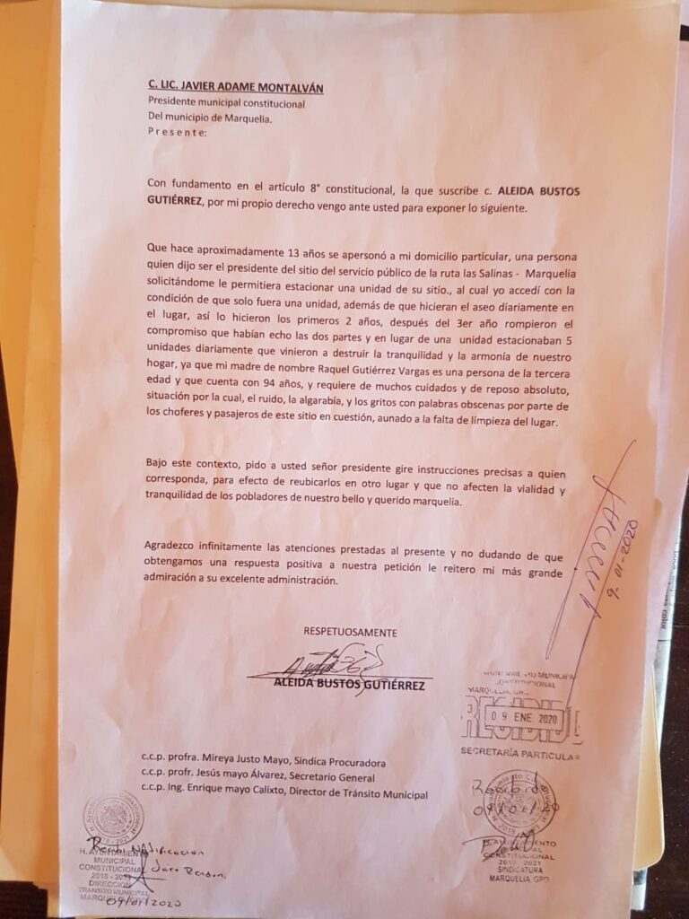 MARQUELIA EL OFICIO