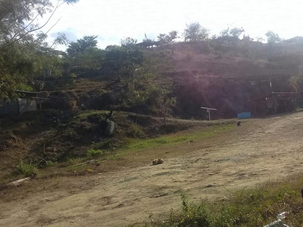 Marquelia Se observan los paneles solares