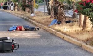 roja muertos al derrapar en moto