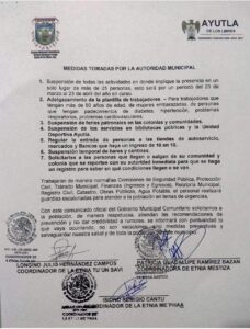 AYUTLA Anuncio de la Casa de los Pueblos