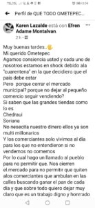 OME La noticia en redes sociales