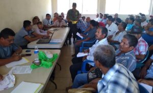 ROJA EL COMANDANTE REGIONAL EN SU INFORME