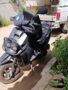 ROJA MOTOCICLETA ROBADA
