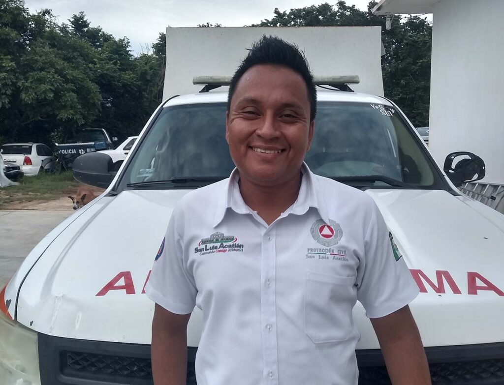 SAN LUIS DIRECTOR PROTECCION CIVIL MUNICIPAL JAVIER HERNANDEZ RAMIREZ.