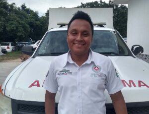 SAN LUIS DIRECTOR PROTECCION CIVIL MUNICIPAL JAVIER HERNANDEZ RAMIREZ.