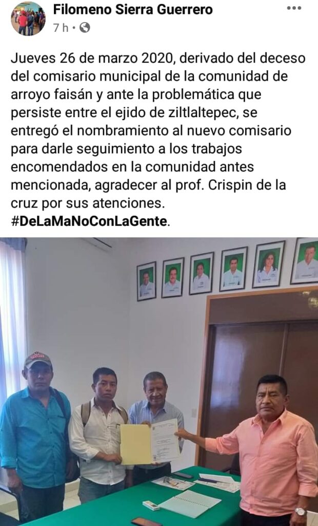SAN LUIS LA PUBLICACION DEL REGIDOR DE SALUD