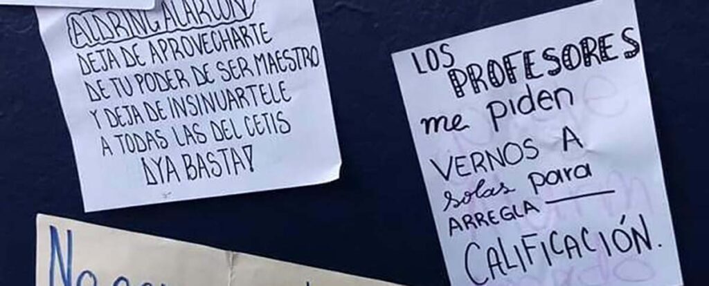 estado sus pancartas