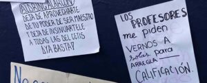 estado sus pancartas