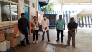 AYUTLA Entrega de material por el diputado