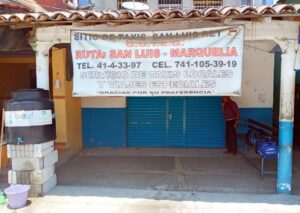 MARQUELIA SITIO CERRADO DE TAXIS SAN LUIS REY