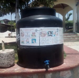 Marquelia Se roban el jabón que coloca PC en los Rotoplas