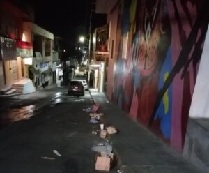 OME La calle llena de basura (2)