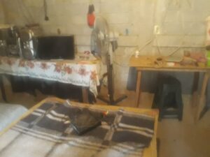 ROJA Así quedo el interior de la casa