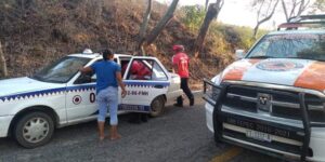ROJA El Taxi donde viajaba (2)