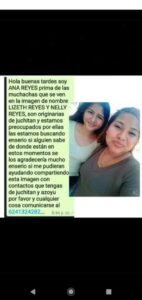 ROJA Lizteh Reyes y Nelly Reyes
