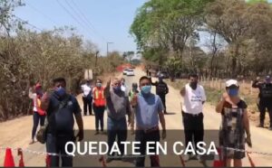 SAN LUIS EL ALCALDE EN EL FILTRO DANDO UN MENSAJE