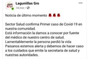 TECOANAPA Anuncio de la página de Lagunillas
