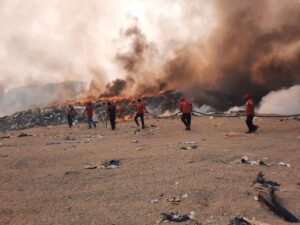 OME EL INCENDIO