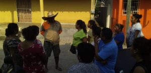 SAN MARCOS - Jesús Lorenzo Cortés con comerciantes