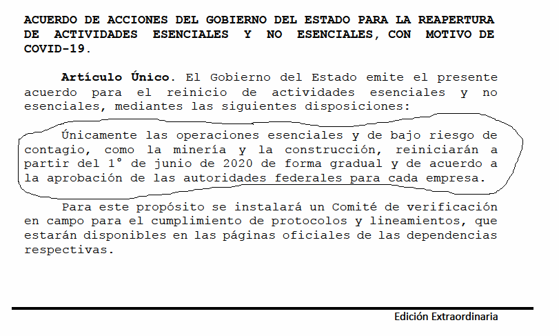 Marquelia Empresas no esenciales no reanudan labores, indicó (1)