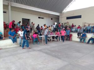 SAN LUIS POBLADORES DEL CARMEN EN LA BODEGA DE ENTREGA DE FERTILIZANTE
