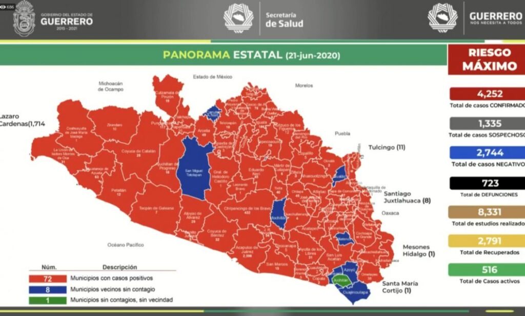 salud mapa guerrero