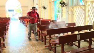 Marquelia Durante la sanitización (2)