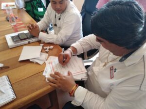 Marquelia La reunión con comisarios
