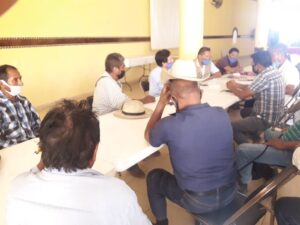 OME Diputado Helguera se reúne con comisariados