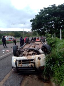 ROJA La camioneta accidentada (1)