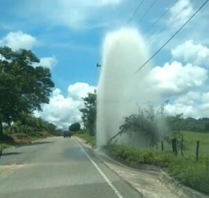 OME Fuga de agua (foto video)