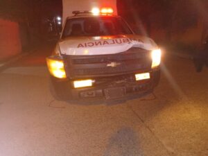 ROJA DAÑOS A LA AMBULANCIA