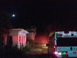 ROJA El joven fue atendido por la dirección de Protección Civil