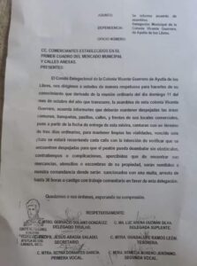 AYUTLA Oficio enviado a comerciantes