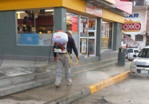 Marquelia Vectores fumigaron 9 manzanas de la cabecera municipal de Marquelia (2)