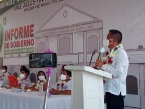 principal agustin ricardo en su mensaje