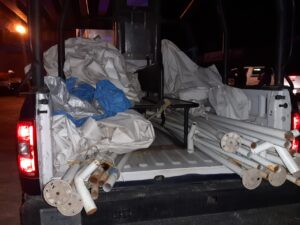 ROJA LES DESMANTELARON SU CAMPAMENTO (3)