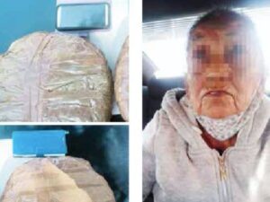 roja abuelita con droga
