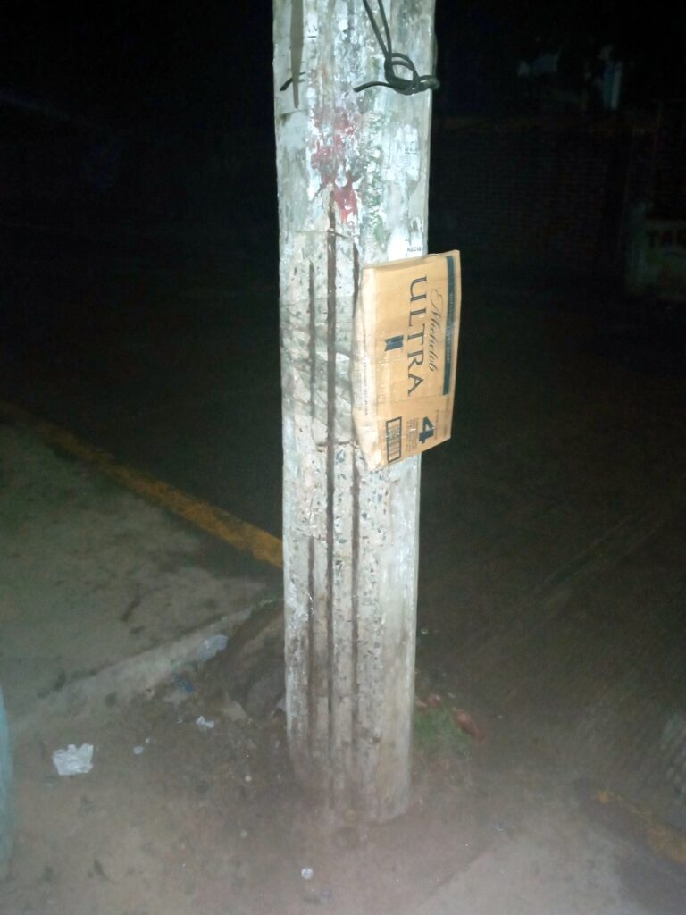 MARQUELIA AFECTACIONES EN EL POSTE