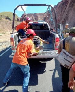 ROJA TRASLADO DE UNO DE LOS LESIONADOS