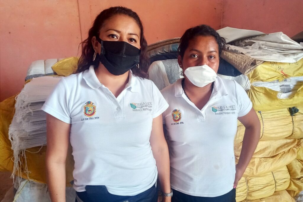 CRUZ GRANDE DANIKENN MARTÍNEZ VARGAS, JEFA DEL CENTRO DE ACOPIO