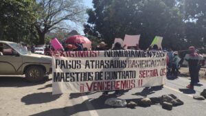 OME El bloqueo en San Juan de los Llanos (1)