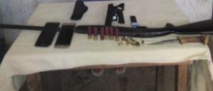 ROJA ARMAS ENCONTRADAS AL INTERIOR DEL DOMICILIO