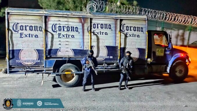 ROJA RECUPERAN CAMION DE CERVEZA