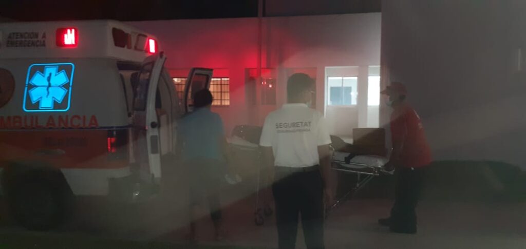 ROJA TRASLADO DEL HERIDO