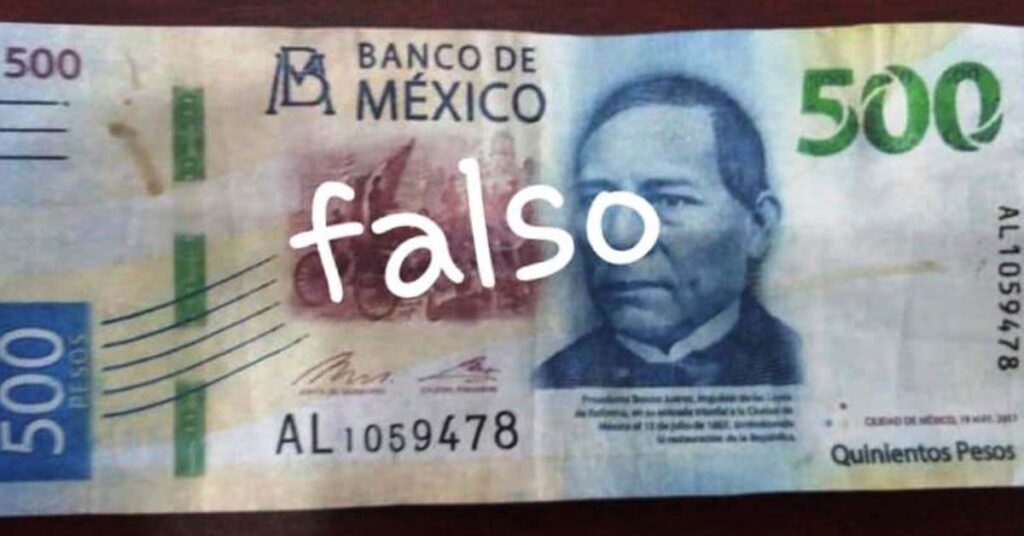 SAN LUIS BILLETE FALSO