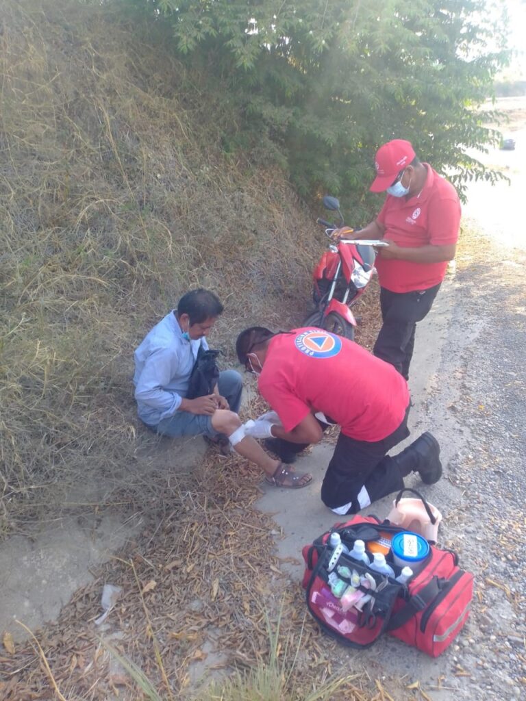 ROJA Daniel Cortés Zaragoza siendo atendido (1)