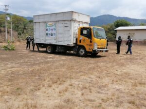 ROJA EL CAMION HALLADO POR LA POLICIA MUNICIPAL